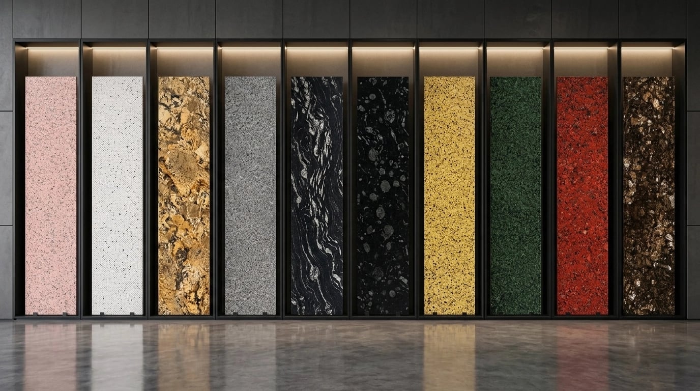 Ultra-Durable Natural Granite Slabs