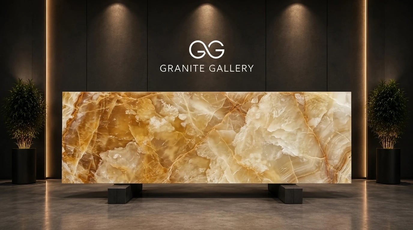 Translucent Honey Onyx Marble